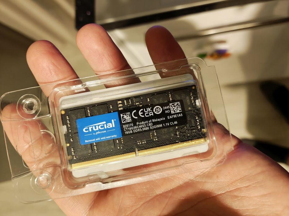 Crucial 16GB DDR5 5600MHz CT16G56C46S5