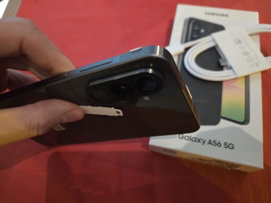 -Samsung A56-5G, Nou, 128Gb, 8Ram, 0 cicluri incarcare, neactivat, nef