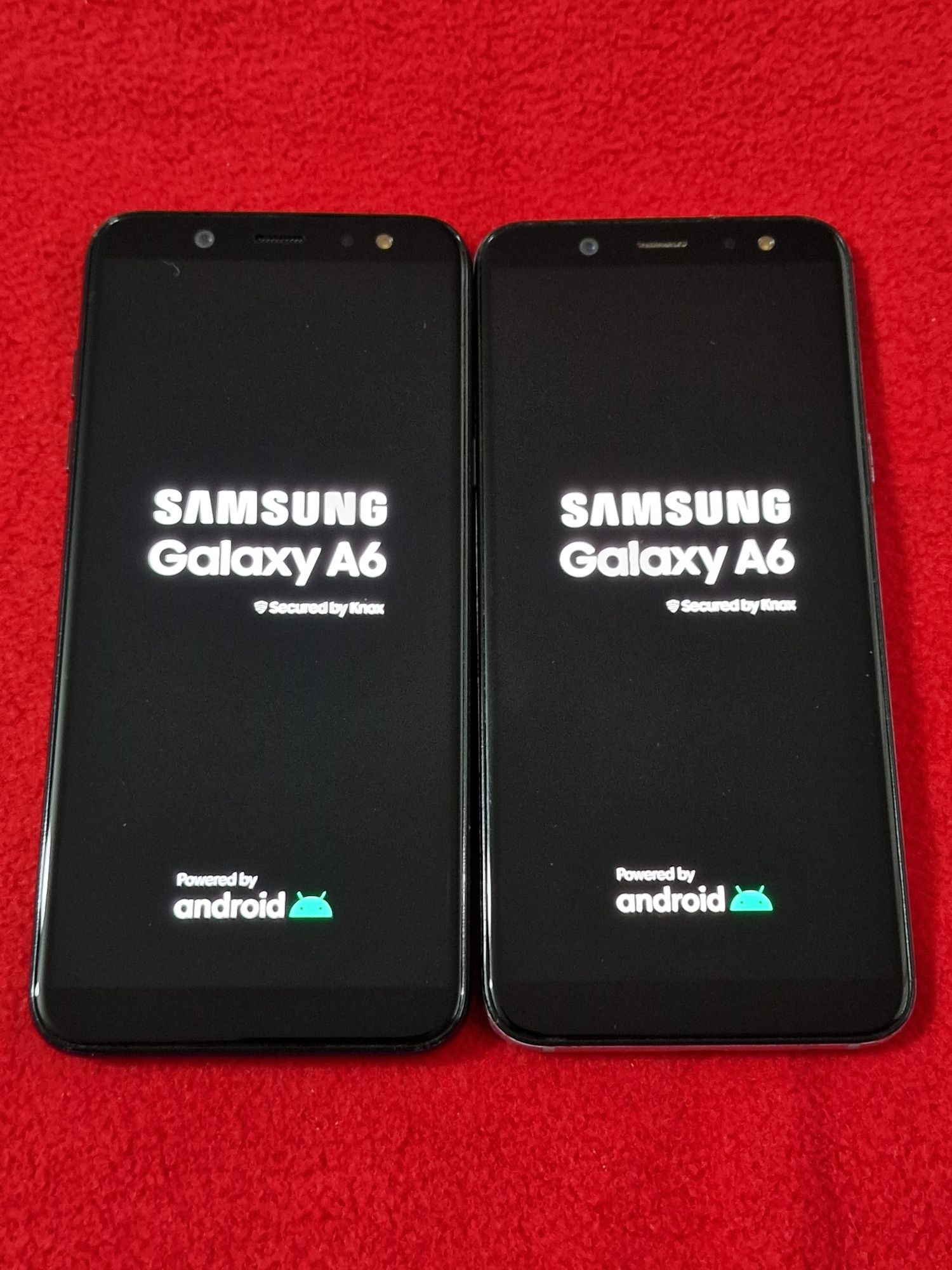 Samsung Galaxy A6 Negru și Argintiu 32Gb, Impecabil.  Pret 450 bucata.