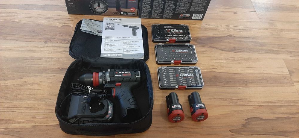 Masina de insurubat si gaurit cu acumulator PARKSIDE PBSPA 12 E4