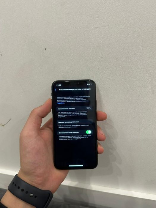 Iphone x емкст 100