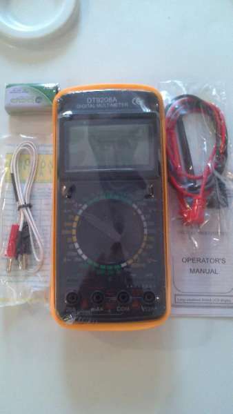 Multimeter Dt9208a / 9205 мултиметър мултимер мултицет мултитестер