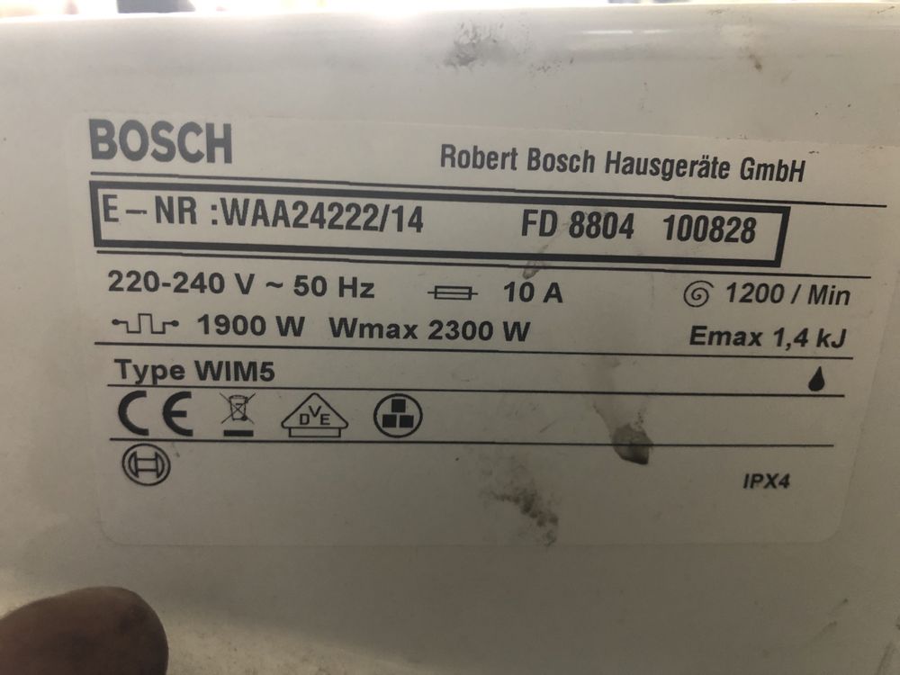 Dezmembrez masina de spalat rufe Bosch si Siemens
