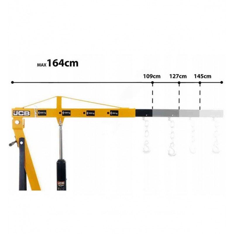 Крик за двигатели тип “жираф” 2тона JCB