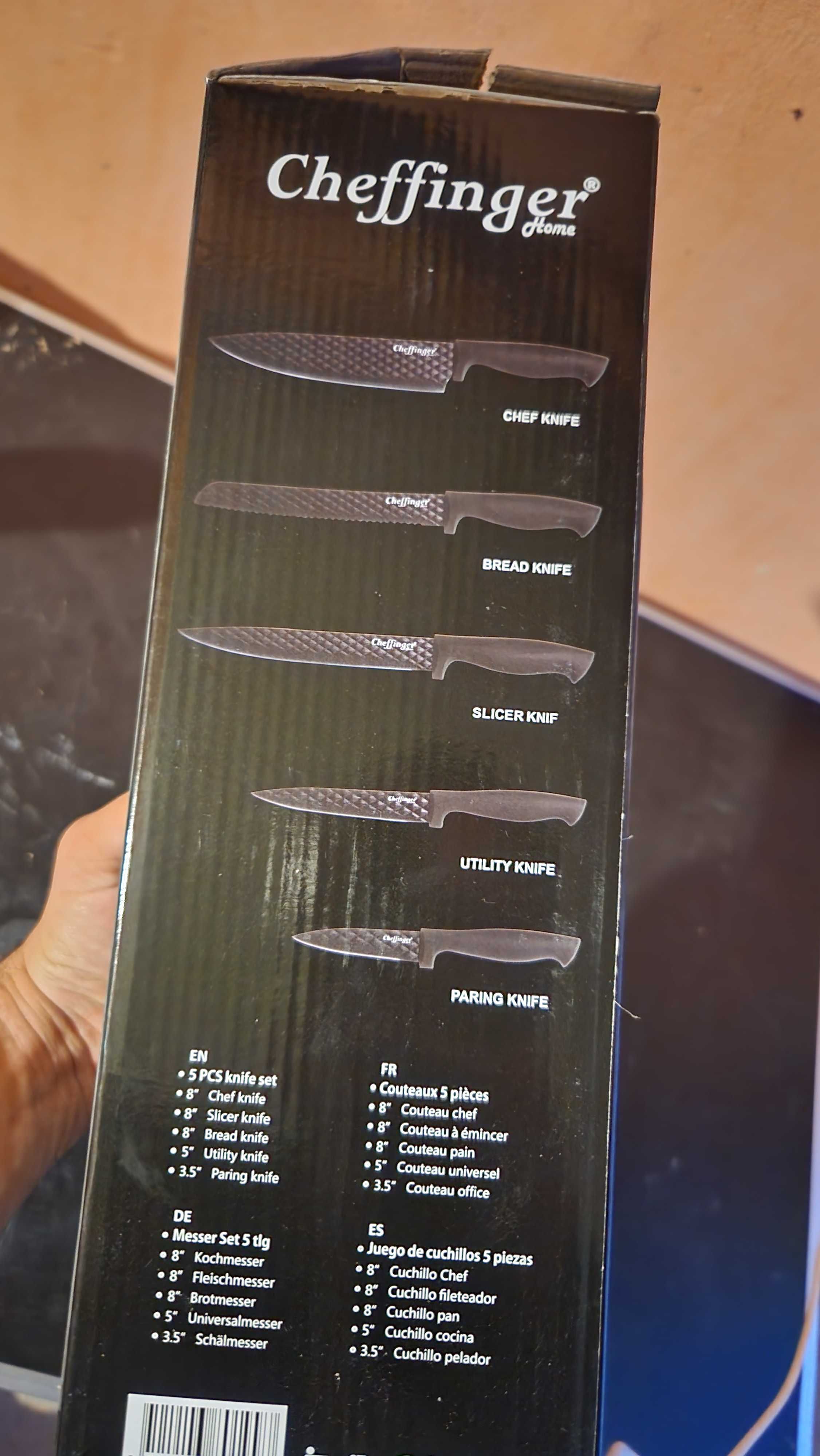 Set 5 cutite cu suport
