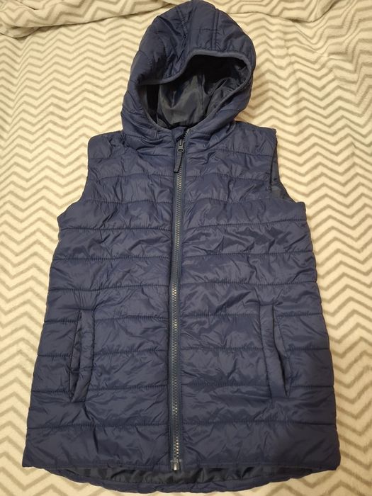 Детска жилетка темно синя