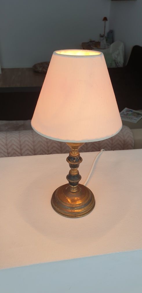 Lampa veioza vintage colectie alama Suedia 1930