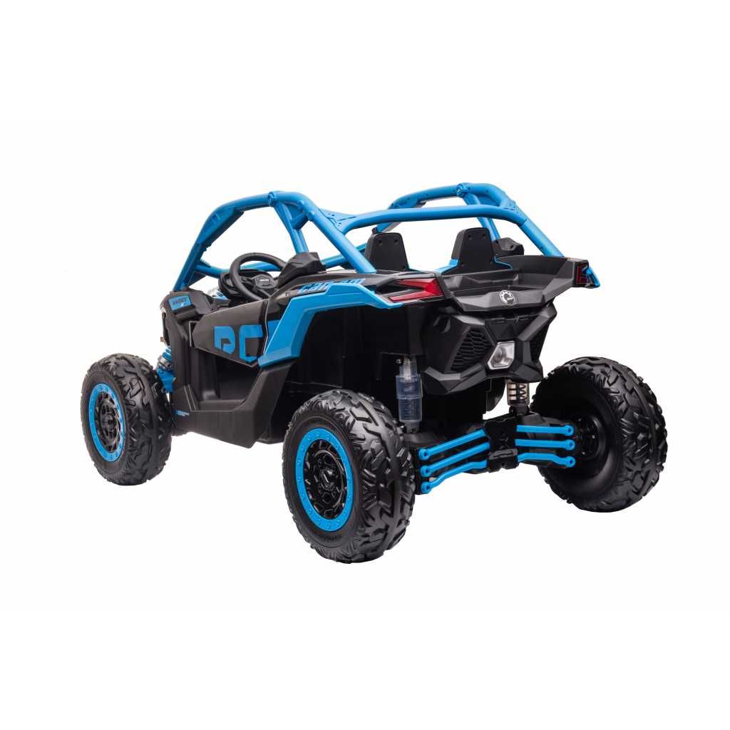 UTV electric copii 2-8 ani Can Am Power 800W 24V 2 locuri 4x4 Albastru