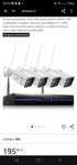 Kit de supraveghere video Wifi pentru exterior REIGY 3MP cu spotlight,