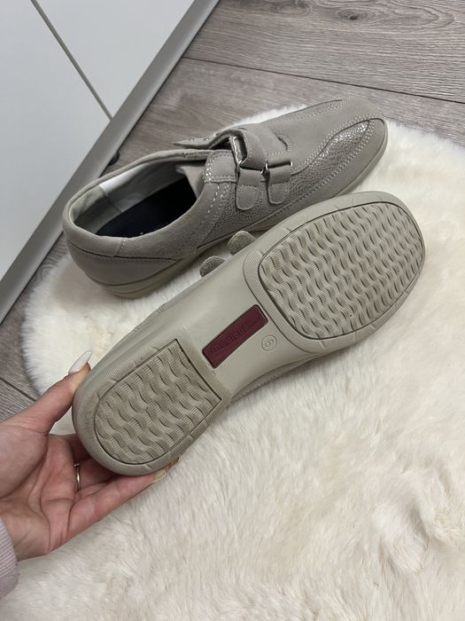 Pantofi comozi Medicus crem ortopedici cu branturi germane