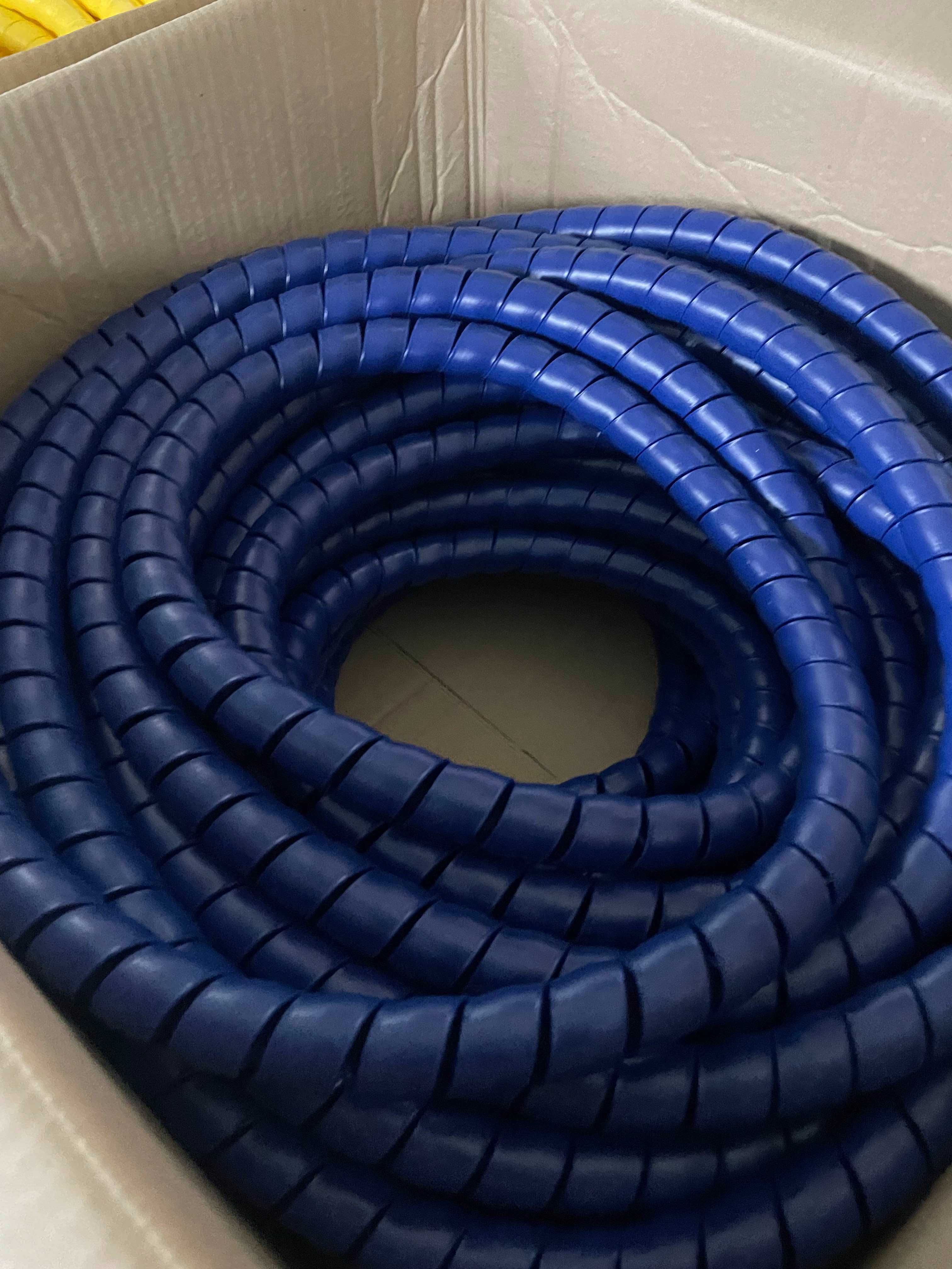 Spirala plastic protectie furtunuri  culor rosu albastru galben