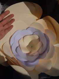 Интерьерные цветы из бумаги для украшения помещений