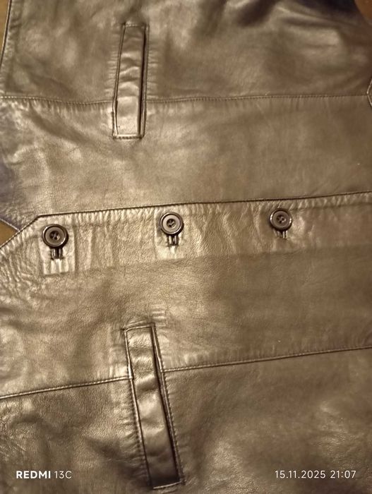 Елек от естествена кожа размер 50