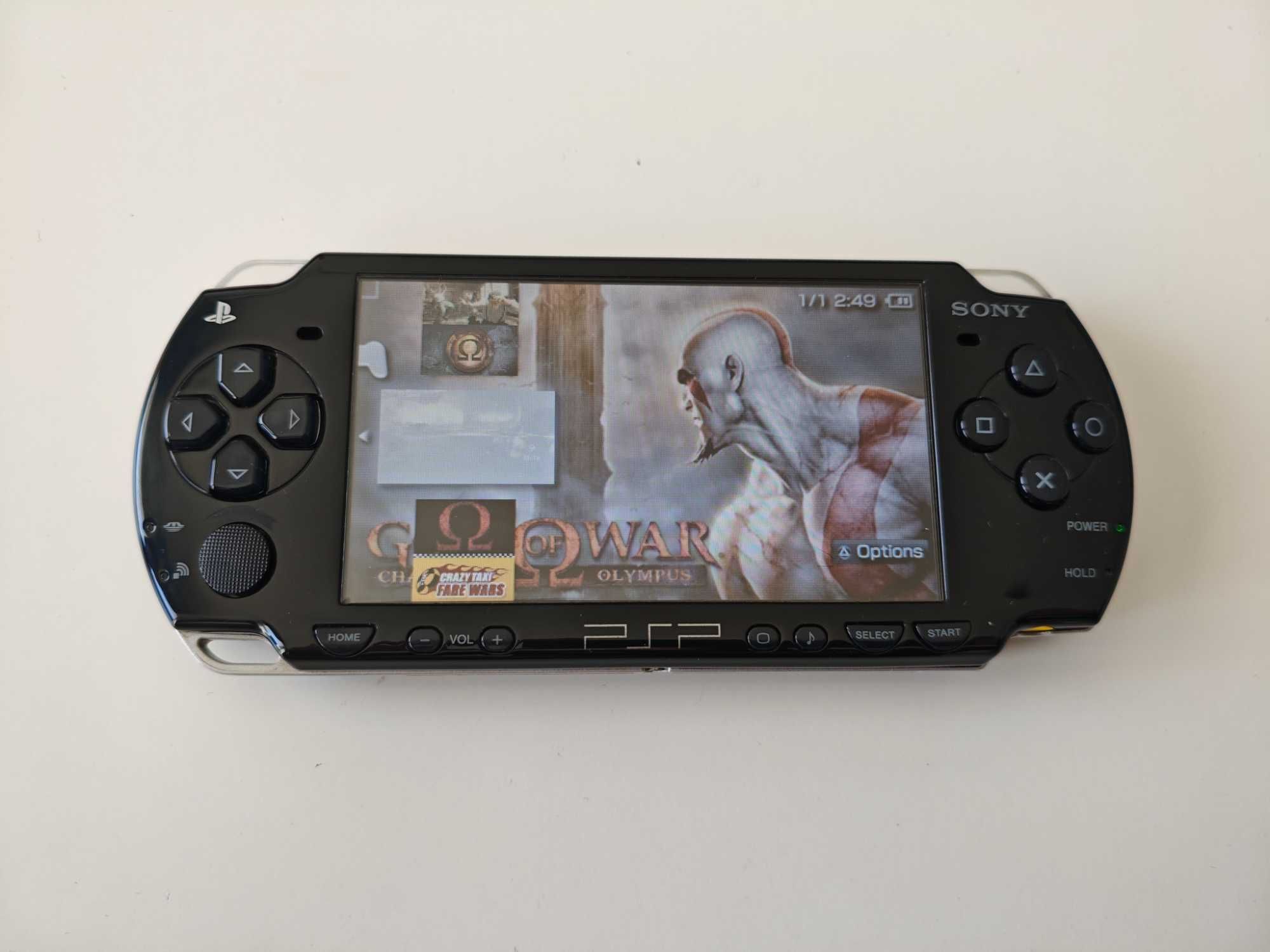 Sony PSP 2000 Playstation Portable - качени много игри