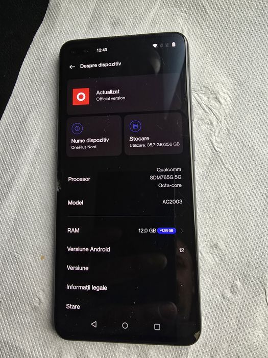 Telefon oneplus nord 12gb ram 5G