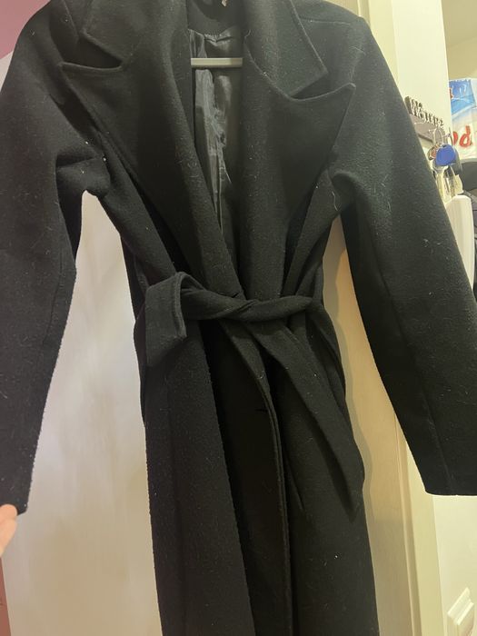 Palton negru cu defecte New Collection