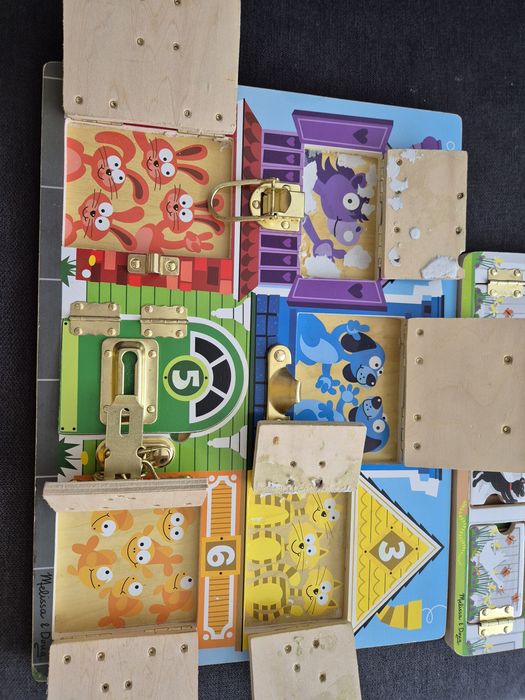 Tabla lemn activitati motrice 1-5 ani