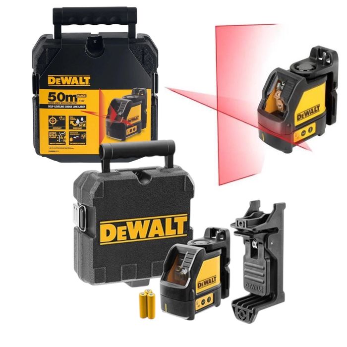 Лазерен Нивелир DeWALT DW088K – Червен Лъч