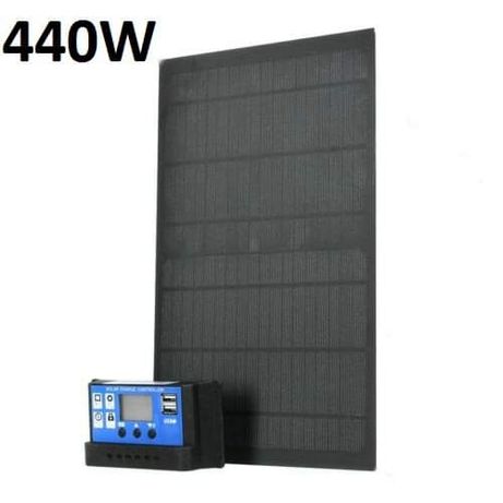 Kit Complet Curent Electric Solar de 300W + Regulator Ofer Montaj 42