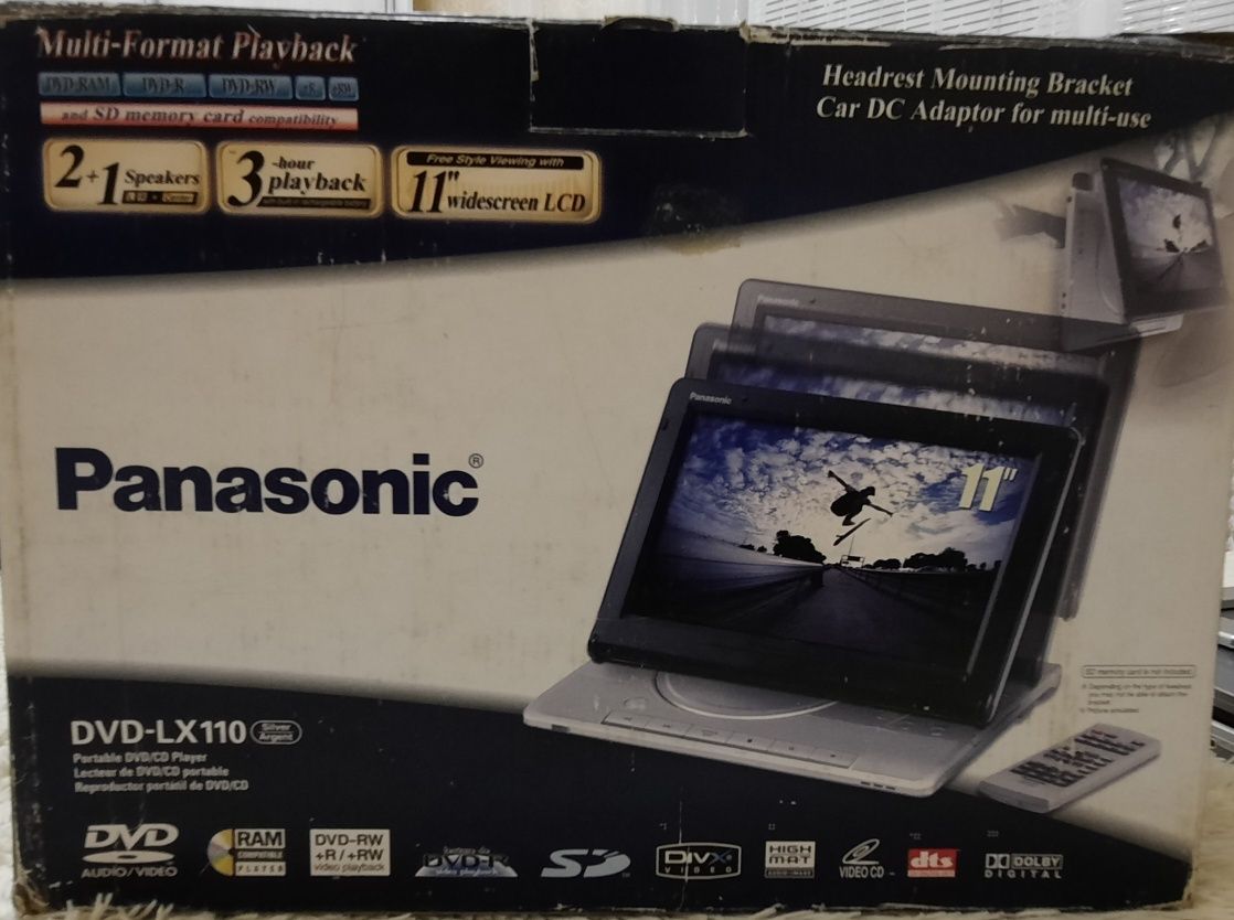 Дорожный кинотеатр Panasonic DVD-LX110