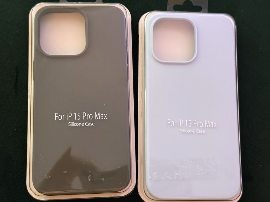 Set 6 huse + 2 folii sticla Iphone 15 PRO MAX