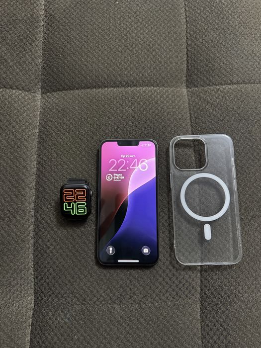 Iphone 13 pro 256 GB black & iwatch se