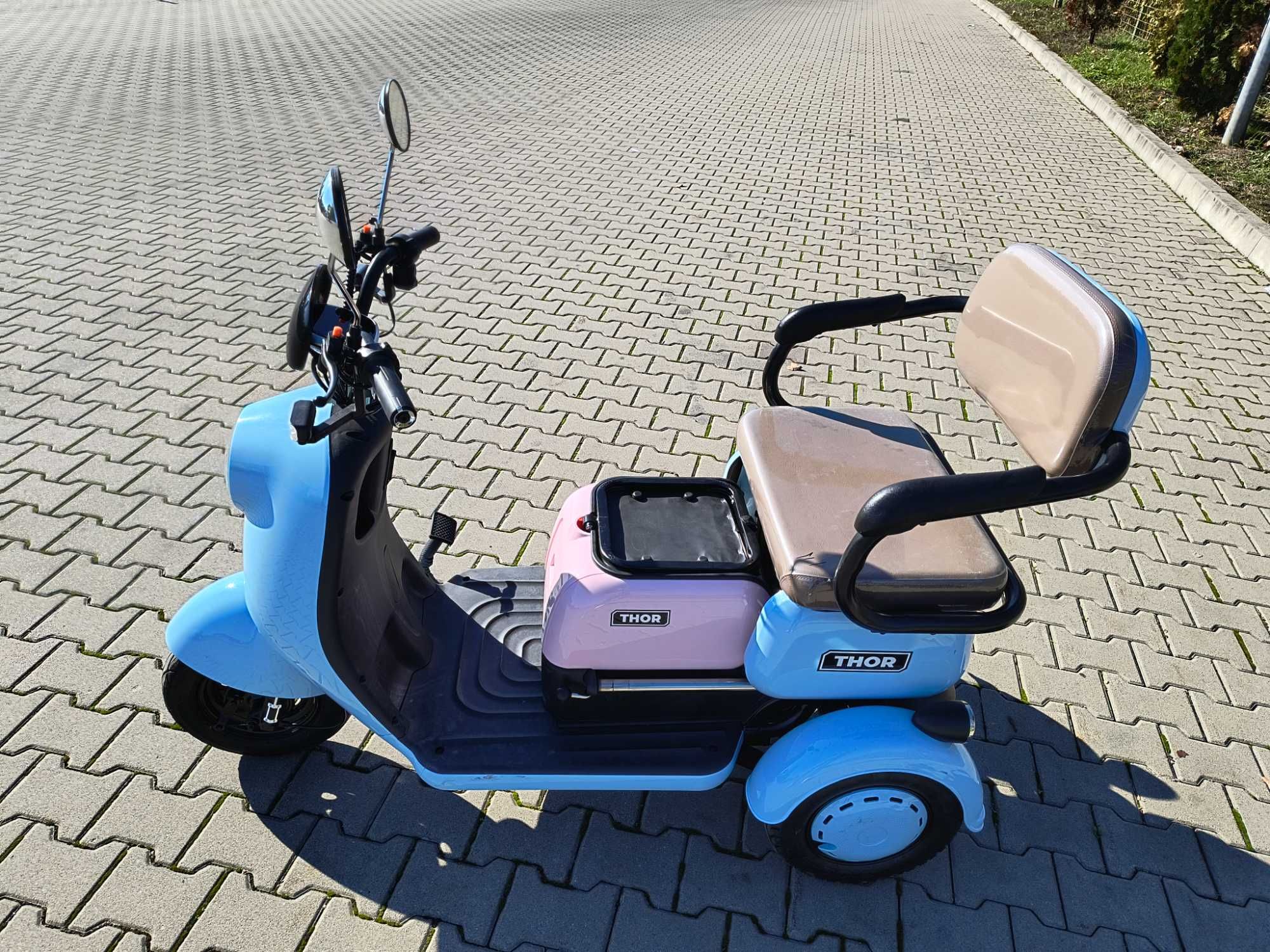 Triciclu electric THOR SLIDING nou motor 1000 W Agramix
