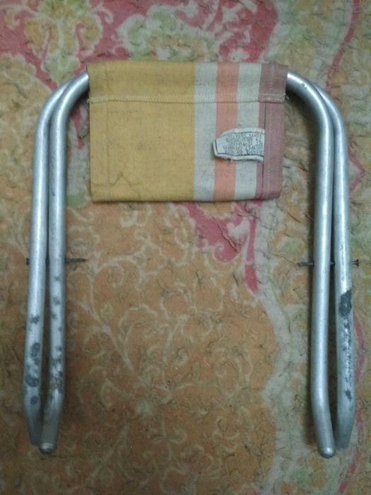 Складной стульчик. Складной табурет. Ссср. Алюминий.