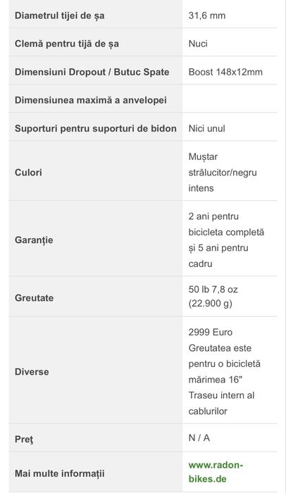 Radon Slide Hybrid 7.0