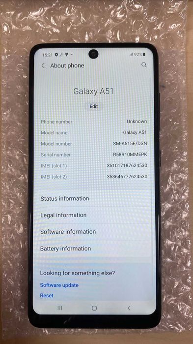 Samsung Galaxy A51 128GB Black ID-dng881