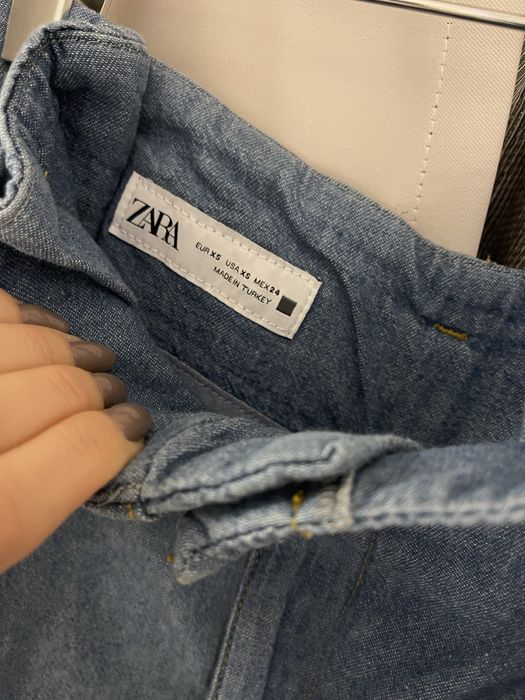 Широки дънки Зара с коланче