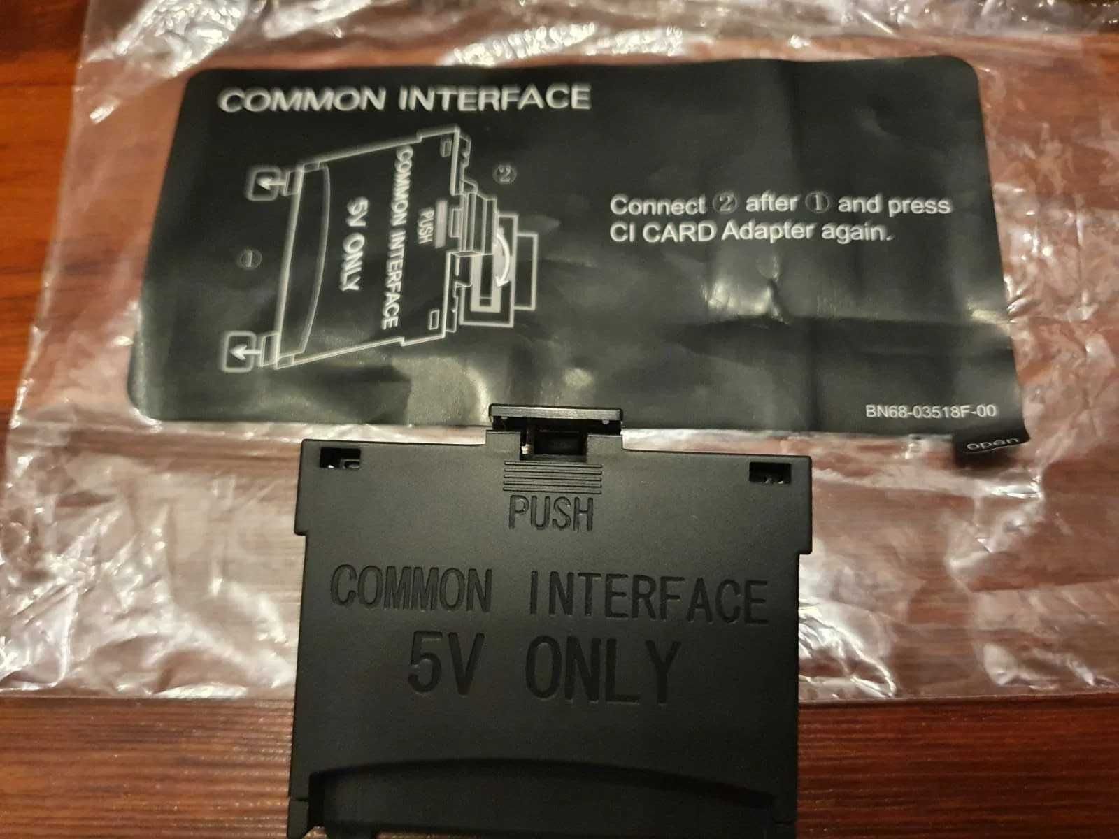 Common interface 5V Samsung ORIGINAL adaptor cartela tv001791 CI+ 3709