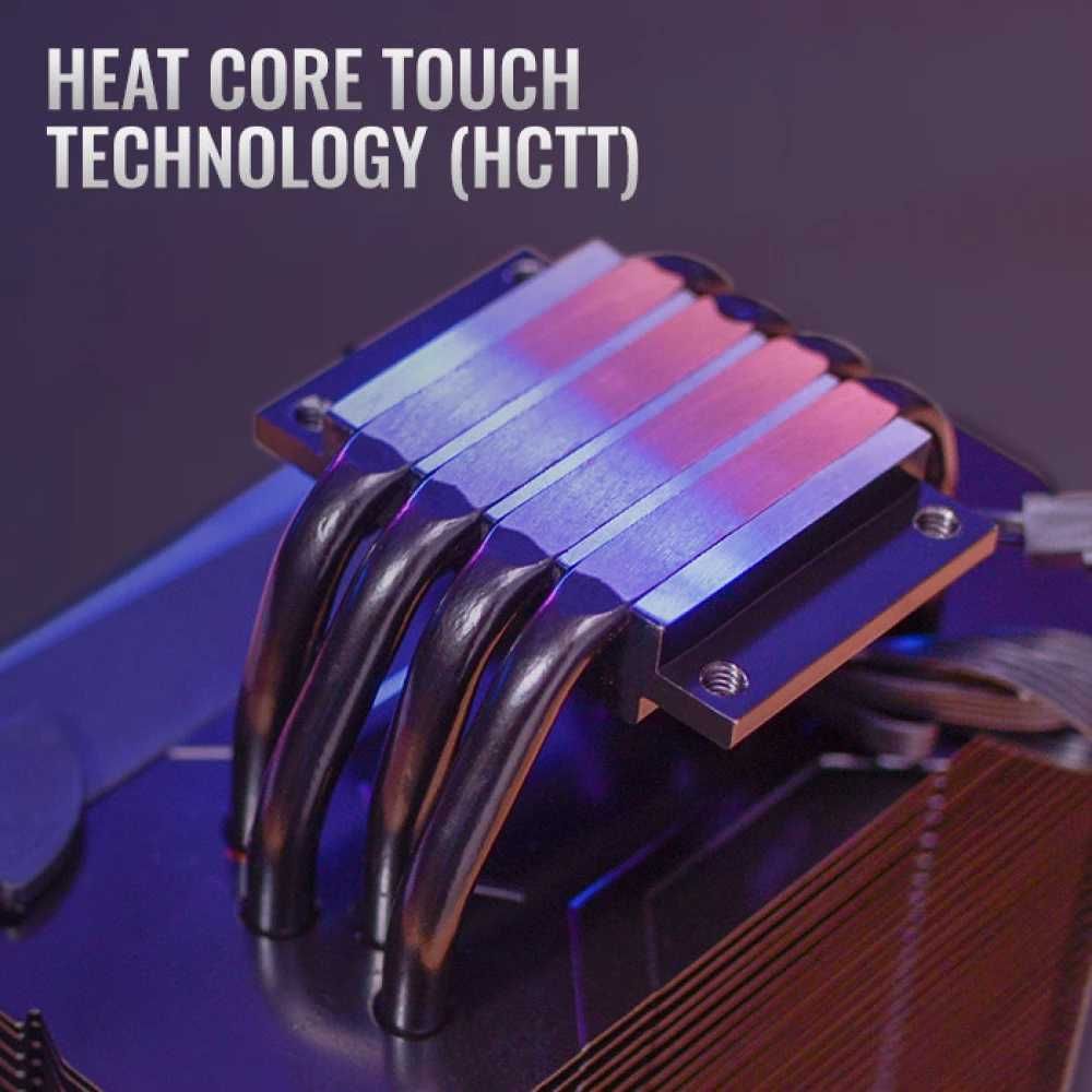Cooler procesor AMD Intel iluminare RGB AM4