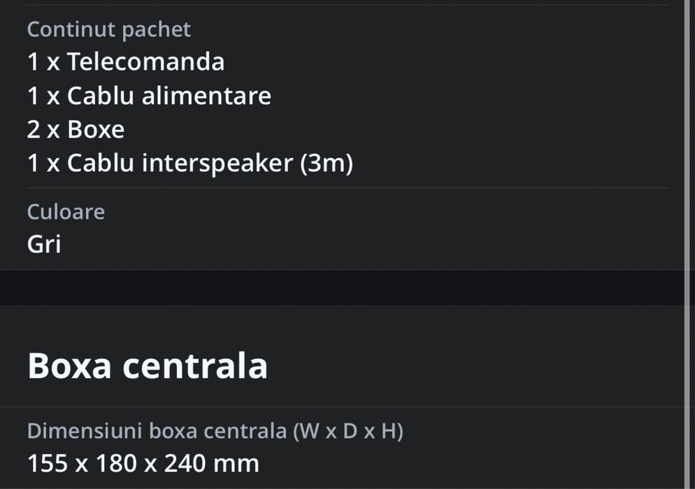 Boxe KEF LSX LT II 2x100 W