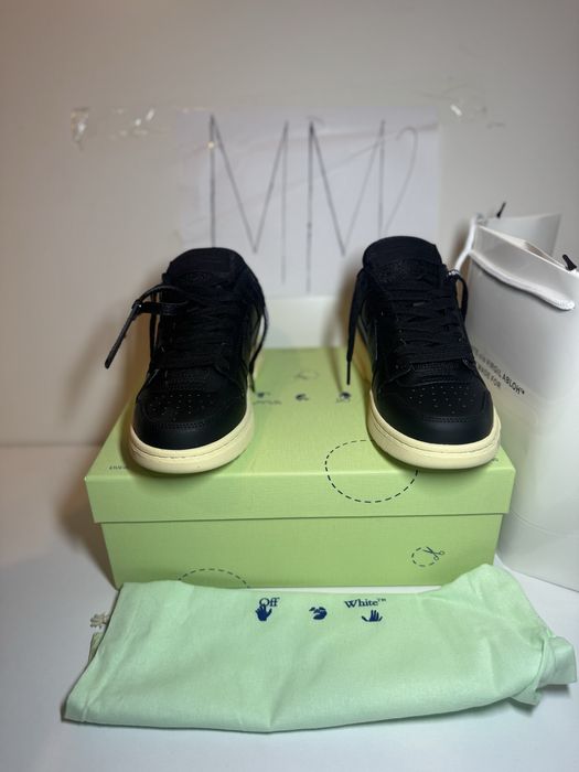 Adidasi OFF-WHITE Out Of Office OOO Low Tops black gum