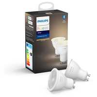 SET 2x LED Bec dimmabil Philips Hue WHITE GU10