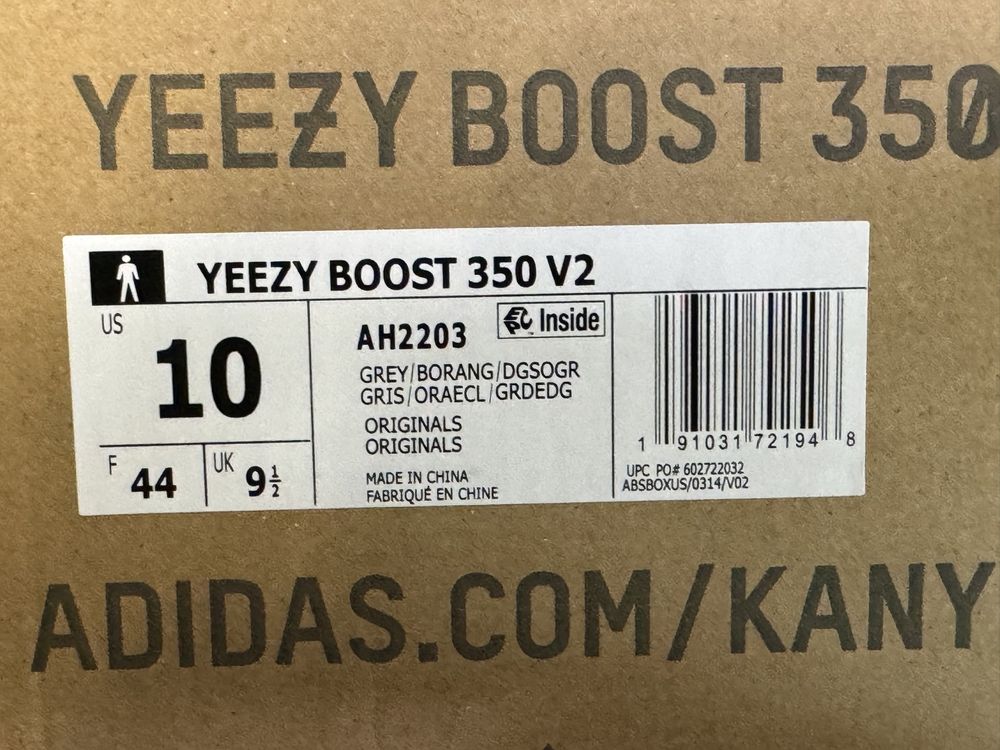 36-45 Yeezy 350 v2 Beluga Grey