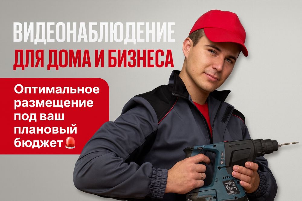 Установка камер 4K качества. Видеонаблюдение и видеодомофон. Не дорого