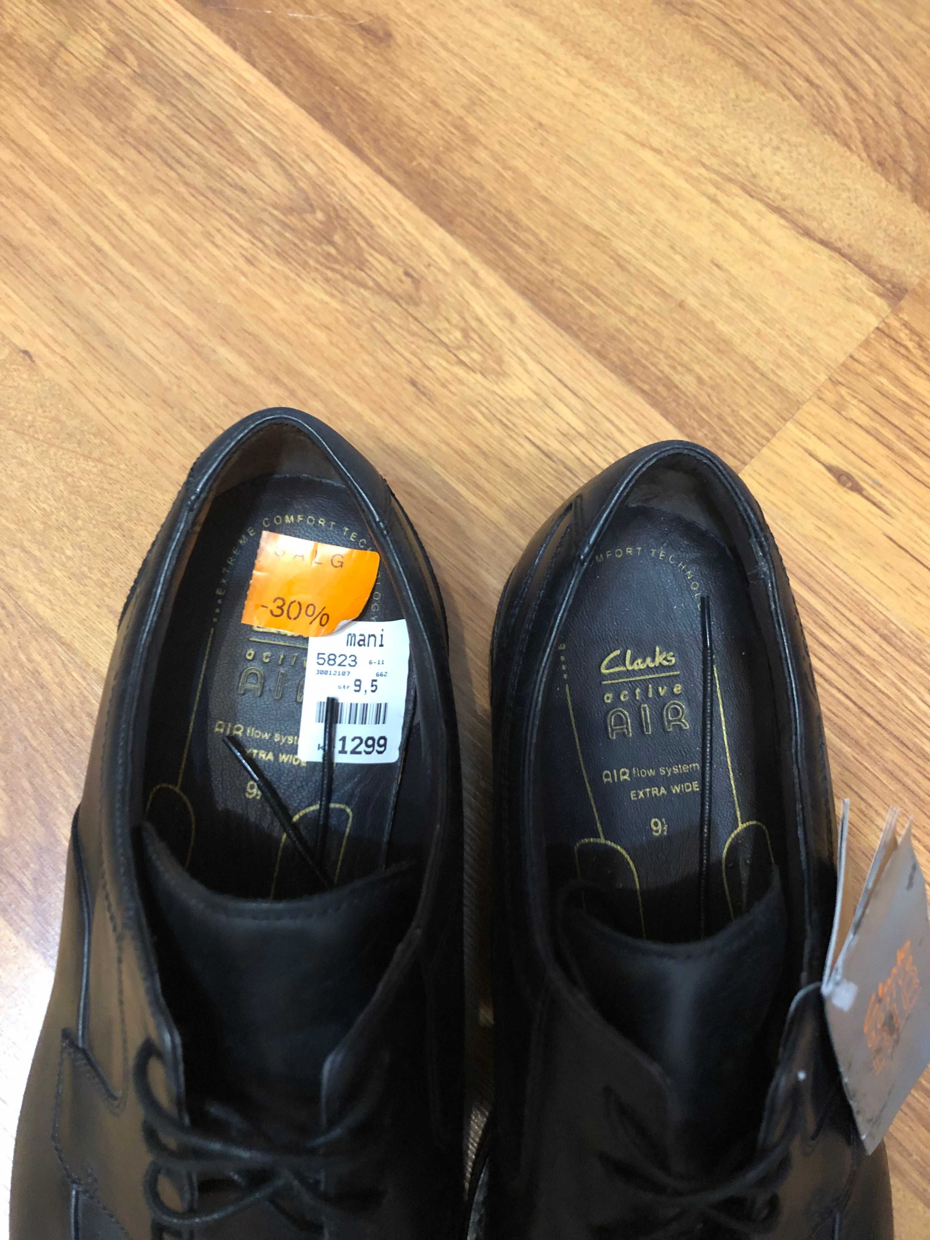 Clarks елегантни мъжки обувки UK 9,5 Стелка 29,8см