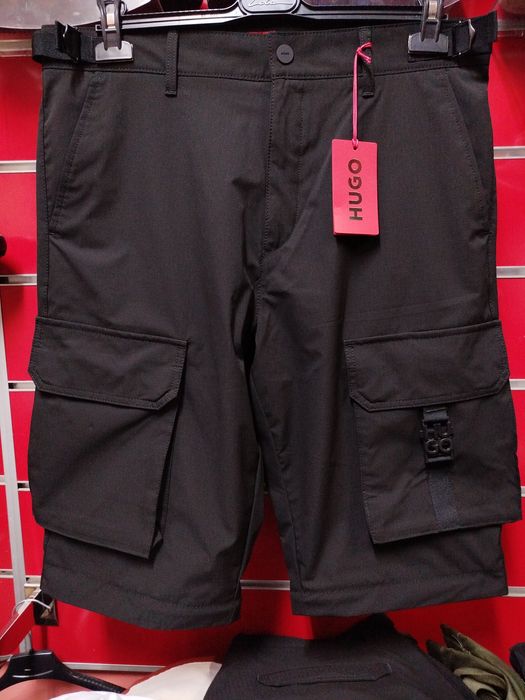 Оригинален карго панталон Hugo Boss Germo M , L нов мъжки черен