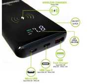 baterii externe 10000mA wireless powerbank fast charge cu display -NOI