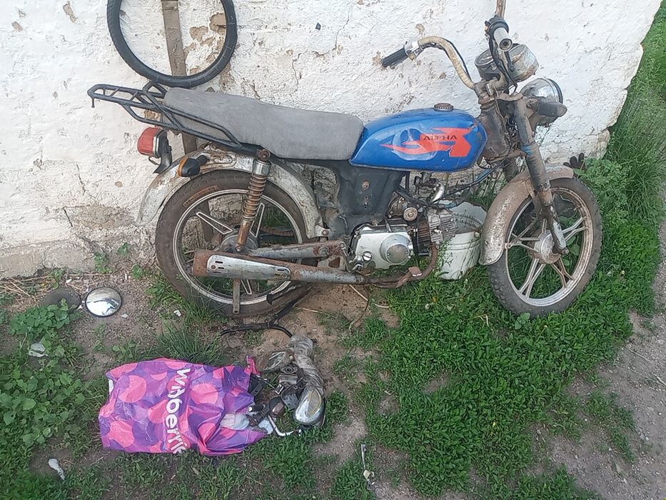 Продам,обмен  альфа 110 по запчастям