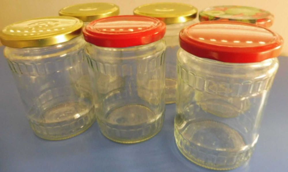 Буркани + винтови капачки комплект 720 мл, 540 мл, 360 мл.