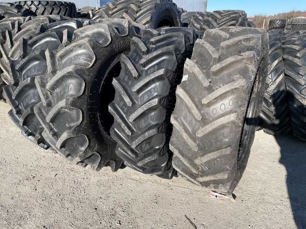 Cauciucuri noi 420/70R28 BKT John Deere 6630 Case maxxum 115