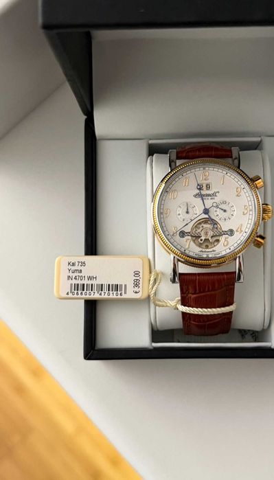 Ceas barbatesc Ingersoll Yuma IN4701WH 42 mm