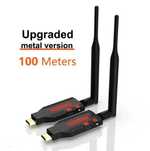 Беспроводной HDMI удлинитель 100м/1080P (металлическая версия)