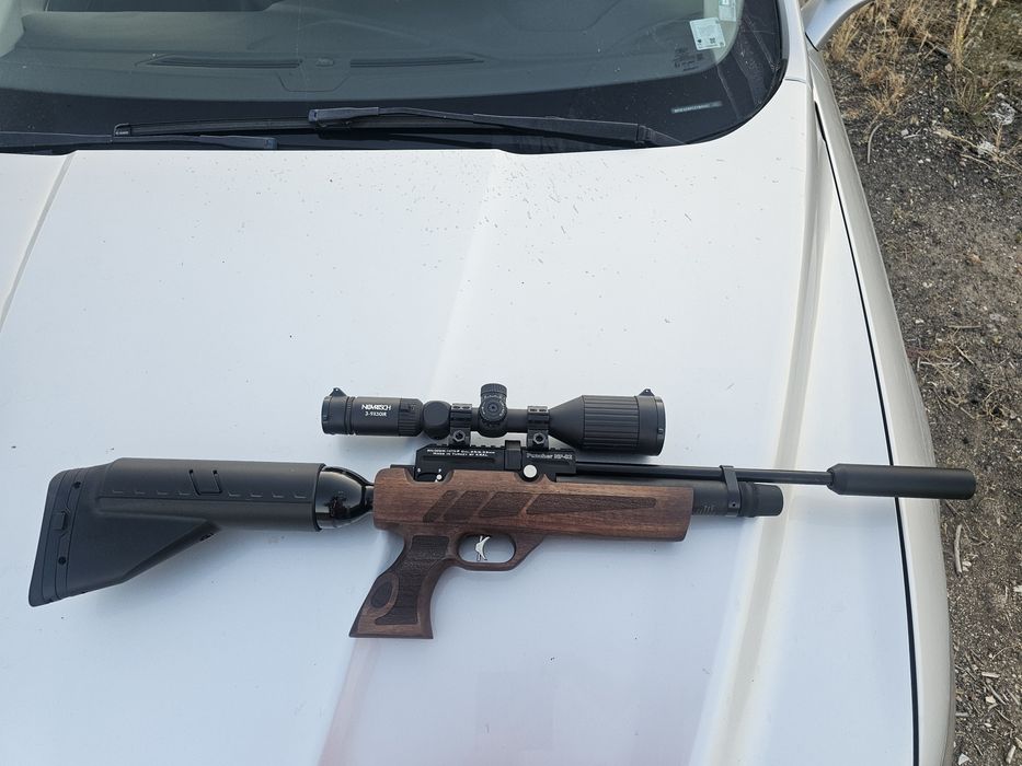Kral Arms Puncher NP-02 — 6.35 mm (.25) — PCP, с оптика и калъф