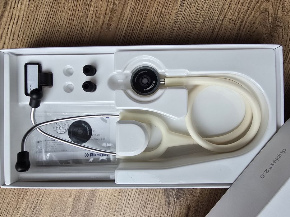 Stetoscop Duplex 2.0, Riester, aluminiu alb 4200-02