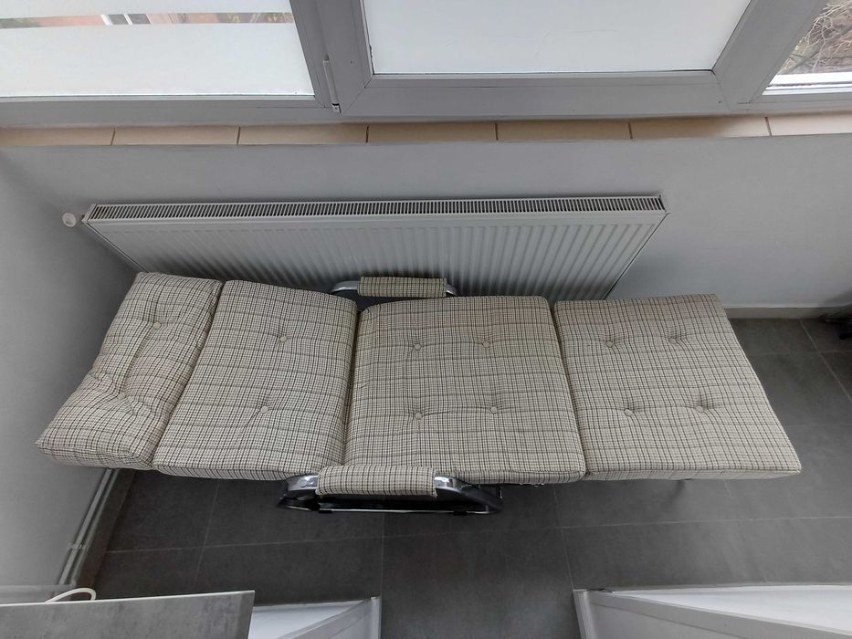 Fotoliu extensibil cadru inox