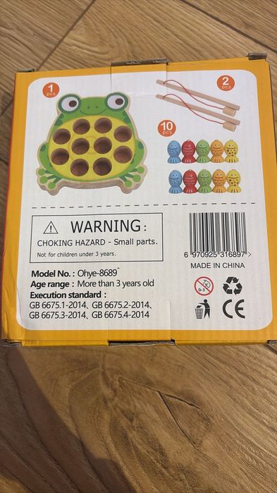 Joc de pescuit interactiv, magnetic, Montessori, nefolosit